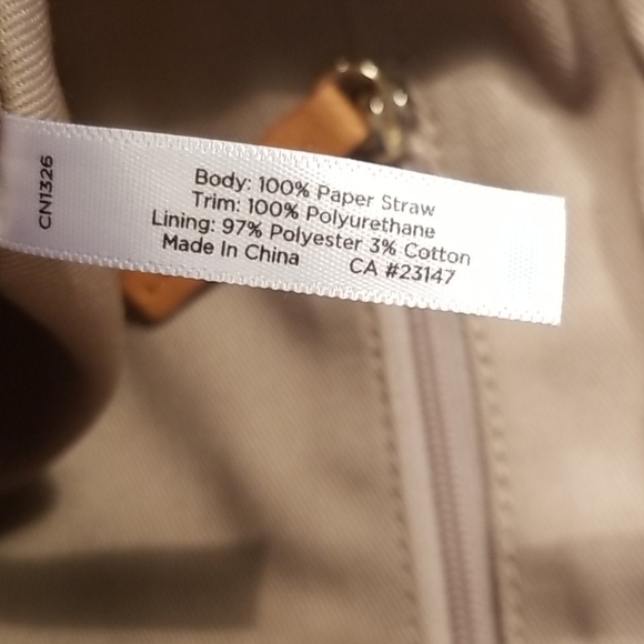 Talbots straw tote - Picture 8 of 8